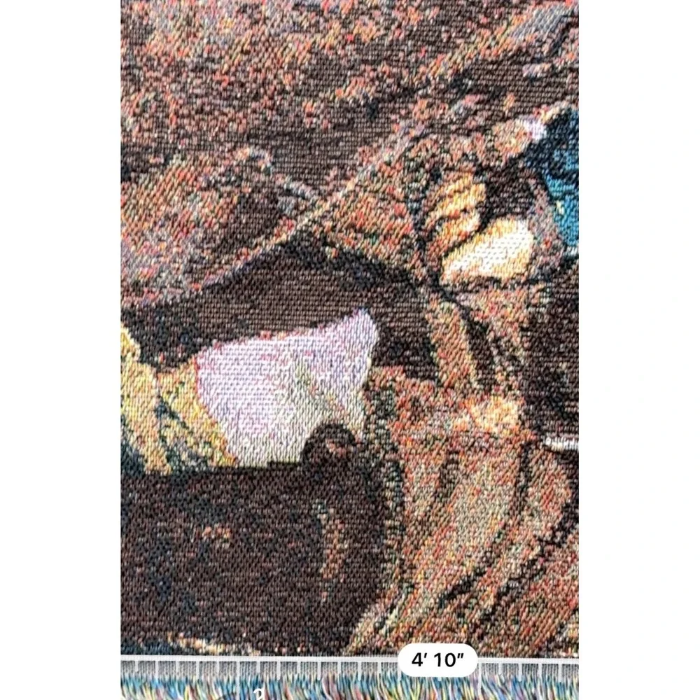 The Hobbit An Unexpected Journey Tapestry Blanket OS Multicolor Excellent Woven